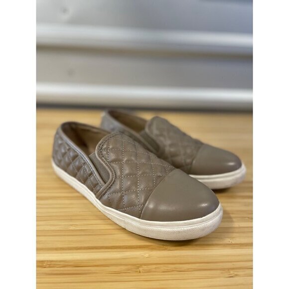 Steve Madden Zaander Slip-on Sneaker Taupe Grey Womens Size 8.5 - Picture 2 of 8